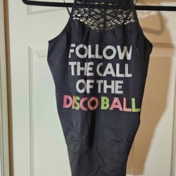 Black tank top size large