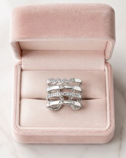 925 Sterling Silver Cubic Zirconia Rings