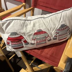 Decorative Pillow with Sweater Design