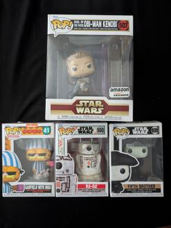 (READ DESCRIPTION) Star Wars and Garfield Funko Pops