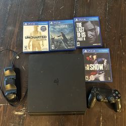 PS4, Games, Controller And Charging Stand 