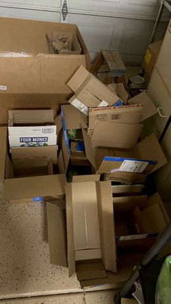 FREE clean boxes, small, medium, and large