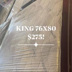 King Regular Mattress Set 