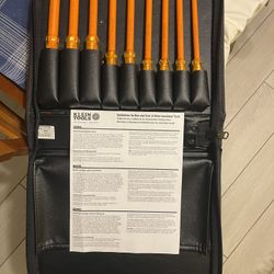 Klein Tools Nut Driver Set, 1000V Insulated, 9-piece