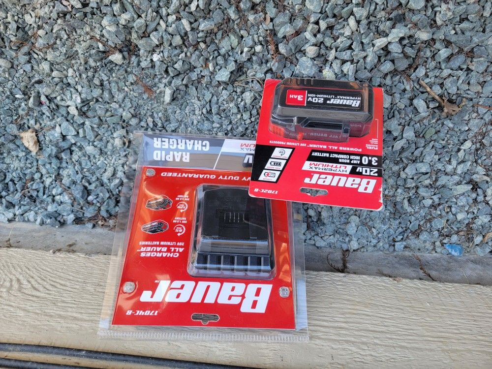 Drill Charger And Battery