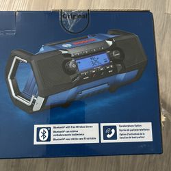 Bosch 18-volt Water Resistant Cordless Bluetooth Jobsite bluetooth speaker