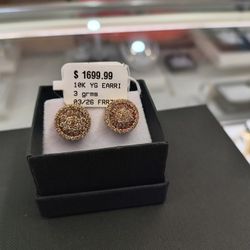 10k Diamond Earrings 3 Grams Layway Available 10% Dwon If You Interested Please Make Sure You Ask For Maribel Thank You 