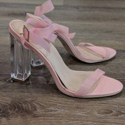 Candy colors transparent strappy women clear sandals crystal high heel buckle party shoes open toe
