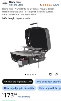 RV Gas Grill