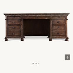 Restoration Hardware St James 7 Drawer Desk