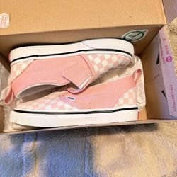 Vans Powder Pink Toddler Shoes Size 9.5