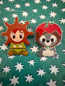 Peter Pan and Tramp Disney pins