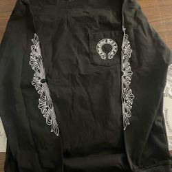 Chrome hearts HorseShoe Long Sleeve, Black, Medium