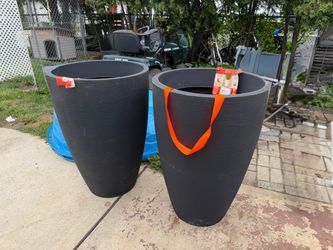 Two Floridis Amsterdam XXL 57-Gallon Planters – $350 Pair