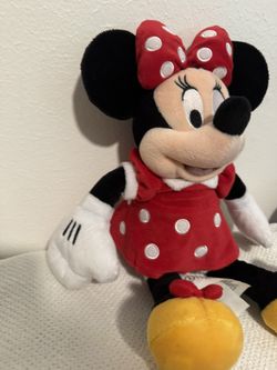 Minnie Mouse Disney Plush Toy Stuffed Doll Genuine Authentic Original 14”