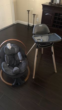 Like New Baby swing  + Graco High Chair
