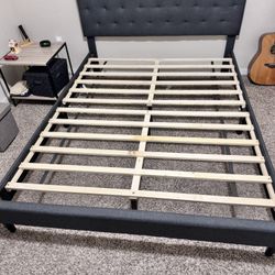 Queen Size Bed Frame – Sturdy, Stylish, and Easy to Assemble