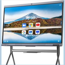 Smart Board, 65” Interactive Display, 4K UHD Electronic Board with Touch Screen