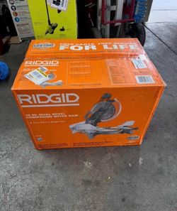 Ridgid 15 Amp 10 in. Corded Dual Bevel Miter Saw with LED Cut Line Indicator