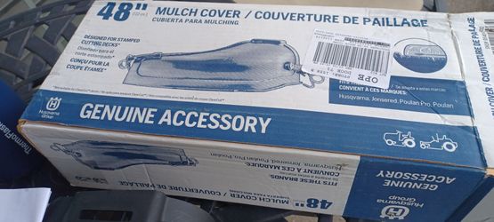 New in box Genuine OEM Husqvarna (contact info removed)02 Mulch Cover Kit for 48" Deck Lawn Mowers