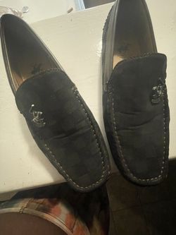 Beverly Hills Polo Club Edwin Black Denim Driving Loafers