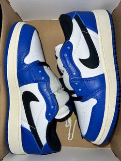 Air Jordan 1 low ‘game royal’ royal blue, white, black, size 5y=6.5wm