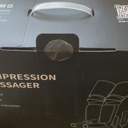 Necteck Air Compressor Leg Massager W/2 Level Heat (Model:FE-7208) (see Description)