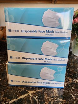 Disposable Face Mask (Expired But Still New And In Package)