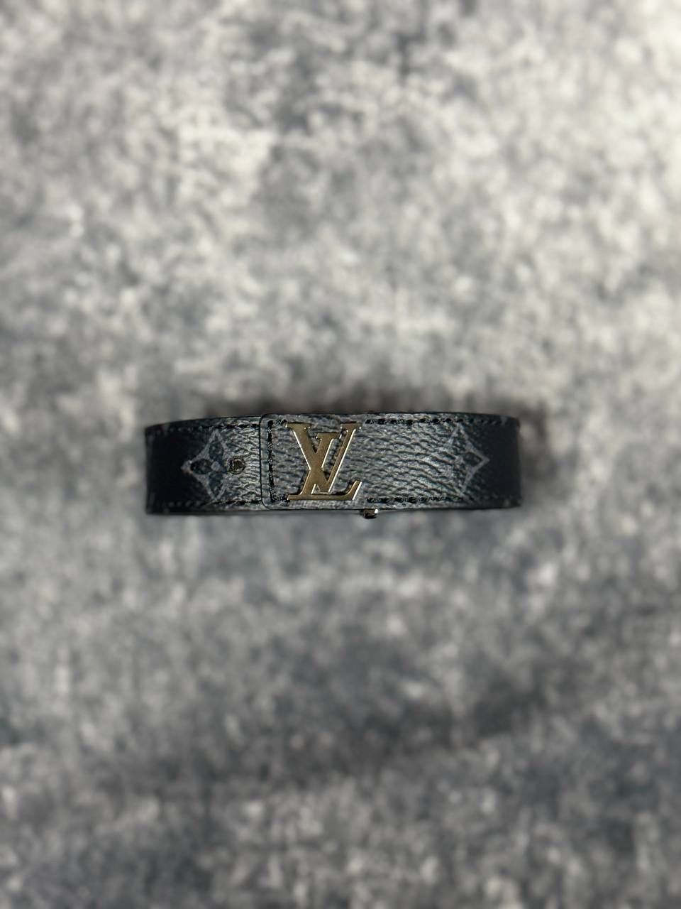 Black LV Slim Bracelet