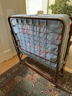 Foldable Twin Guest Bed with Wheels