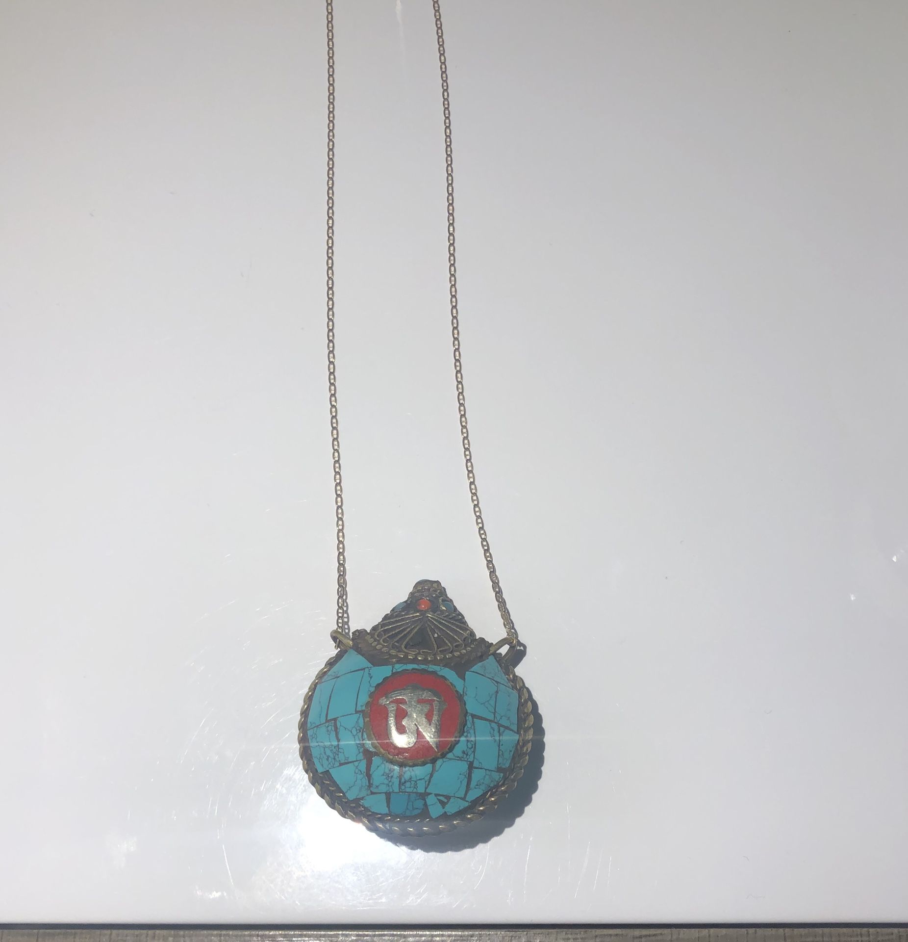 Turkish perfume holder necklace