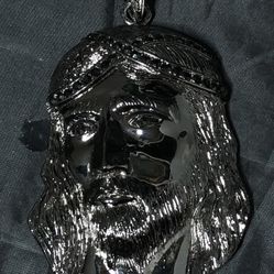 Cast Aluminum Jesus Pendant