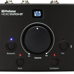 PreSonus Micro Station BT 2.1 Monitor Controller with Bluetooth