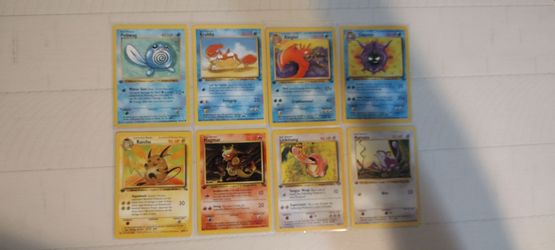 1999 Pokemon cards