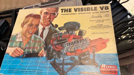 THE VISIBLE V8 TRANSPARENT OPERATING AUTO ENGINE