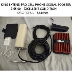 KING Extend Pro Cell Phone Signal Booster