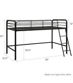 Junior Loft Bunk Bed