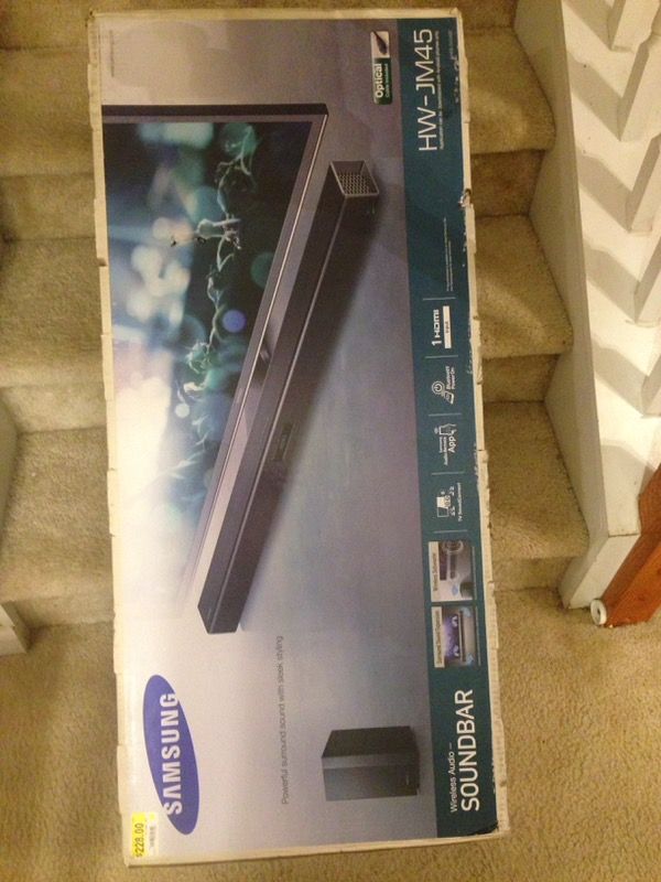 Samsung Sound Bar 2.1ch 300W Wireless Subwoofer (HW-KM45/ZA)