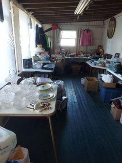 Garage Sale Indoor Back Porch