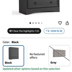 Black Dresser