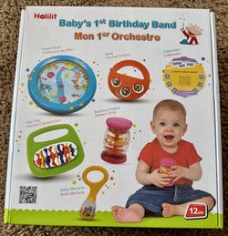 Halilit Baby's First Birthday Band Musical Instrument Set