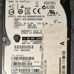 Hitachi HUC106060CSS600 600 GB,Internal,10000 RPM,2.5" (0B23909) Hard Drive