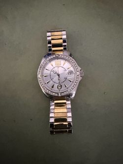 Marc echo Crystal Bezel Dress Watch