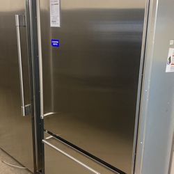 Kitchen aid 36 Inch refrigerator 