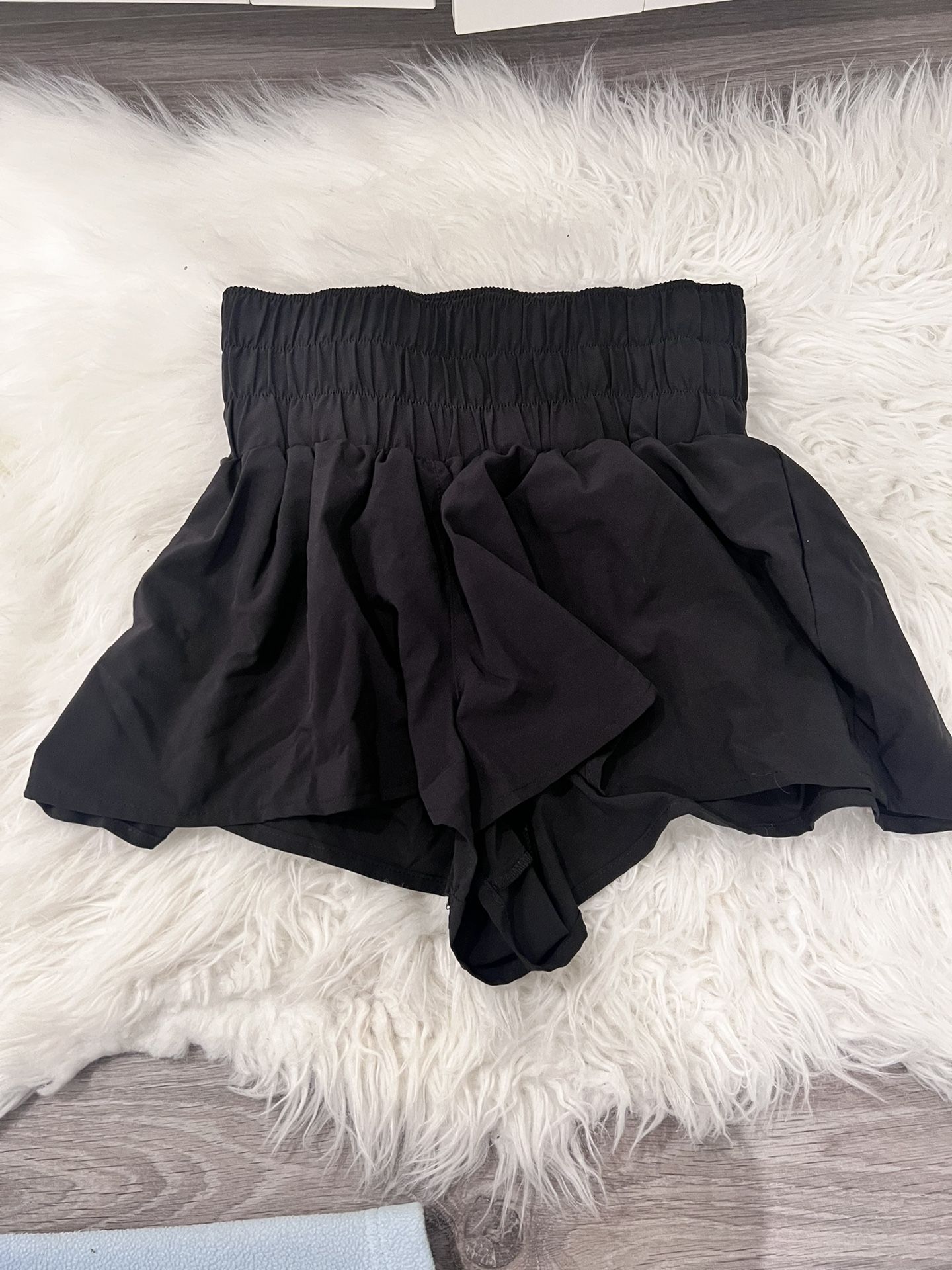 Black mini skirt