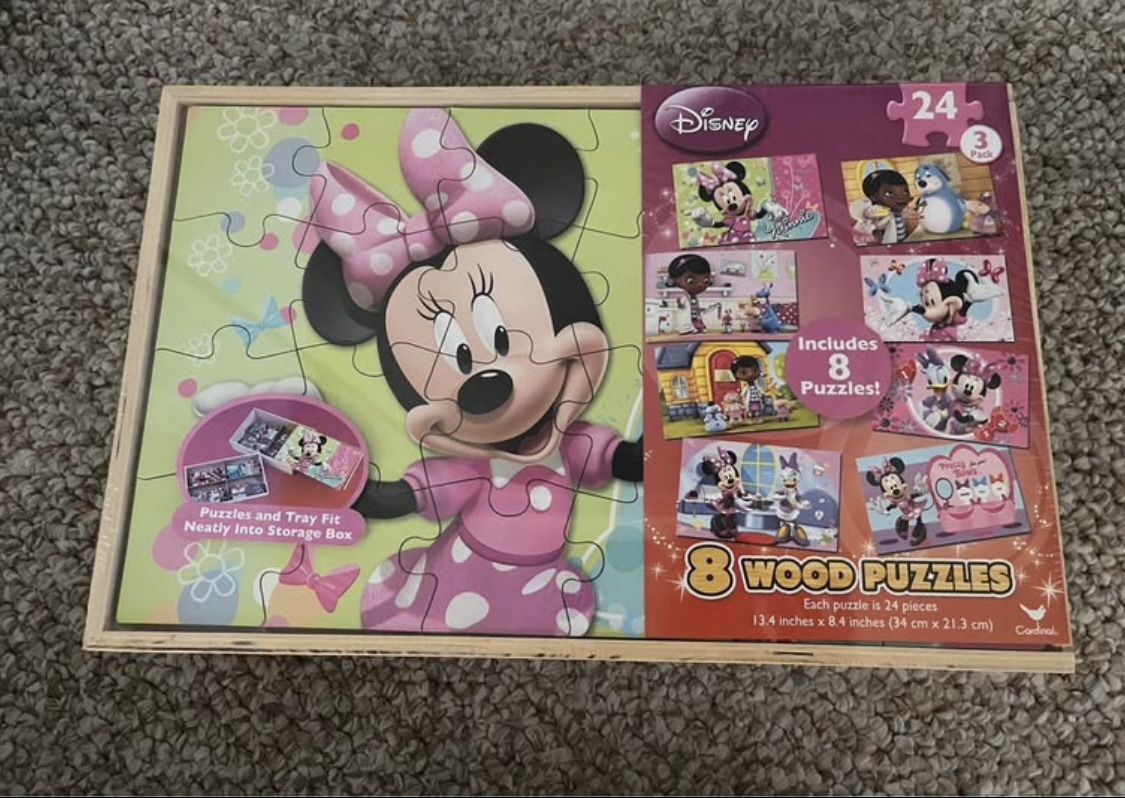 Minnie Mouse Wood Puzzle