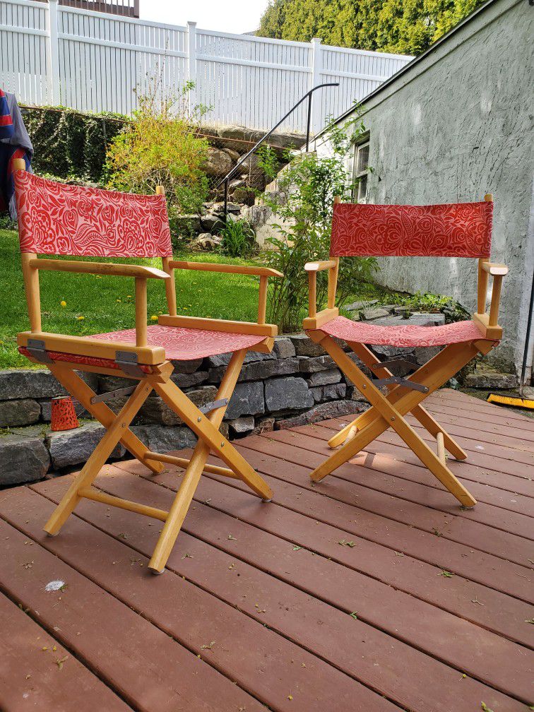 Set Of "Director" Chairs 