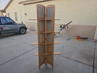 6ft tall frame and shelf stand