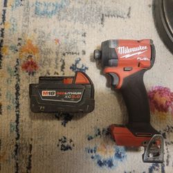 Milwaukees Best Fuel Impact Drill & Battery
