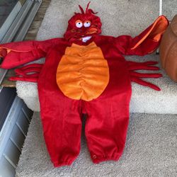 Baby Costume Sebastian. The Little Mermaid. Sz. S